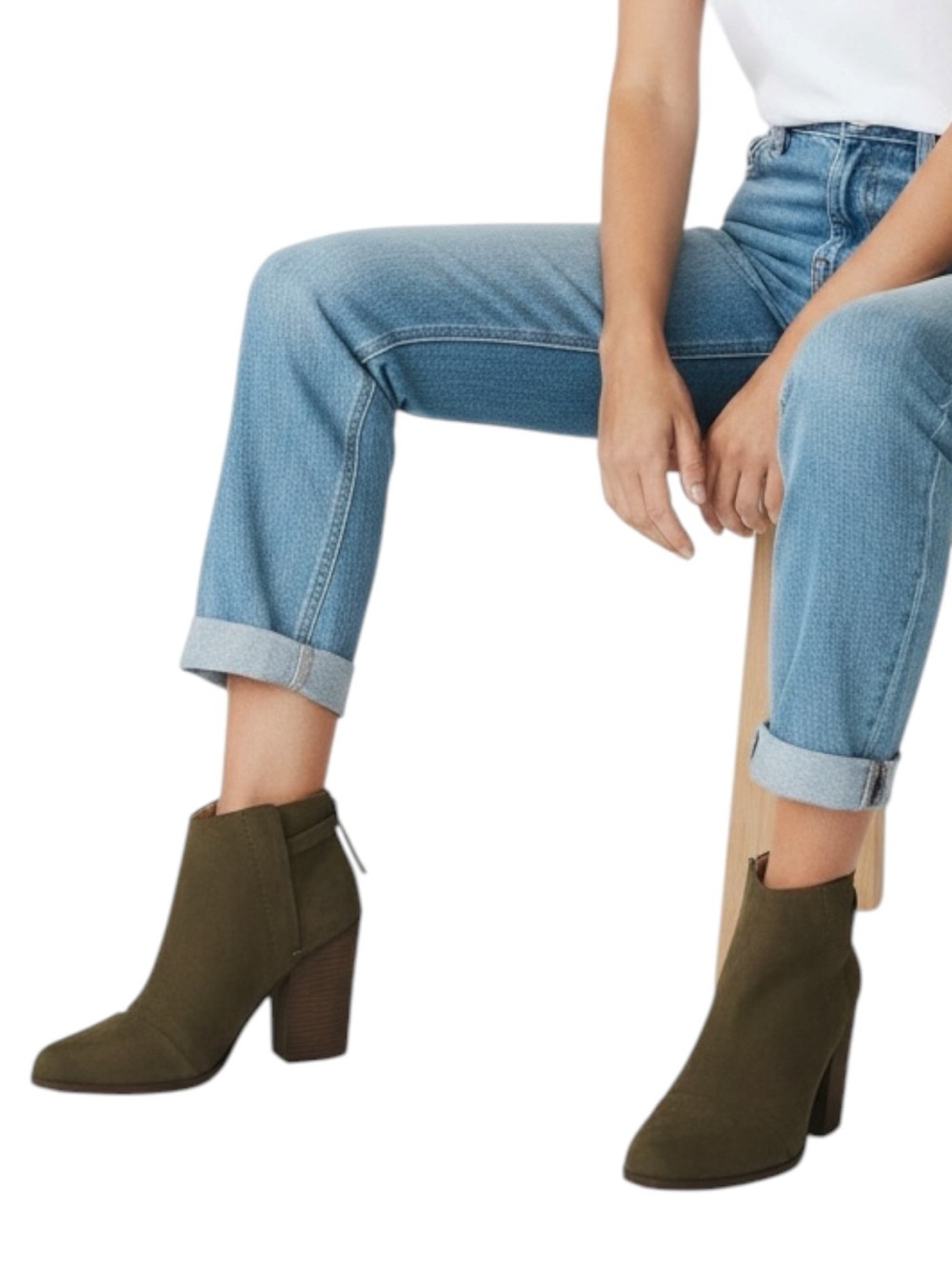 JOE’s AVRYL Cutout Booties in Olive Green Size 6 — ABSOLUTELY GORGEOUS!!!